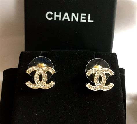 chanel mini studs|Chanel Mini CC Crystal Stud Earrings .